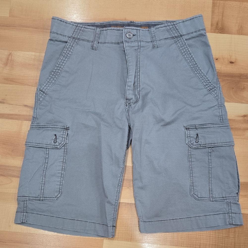 🩶 Gray Cargo Shorts for Men